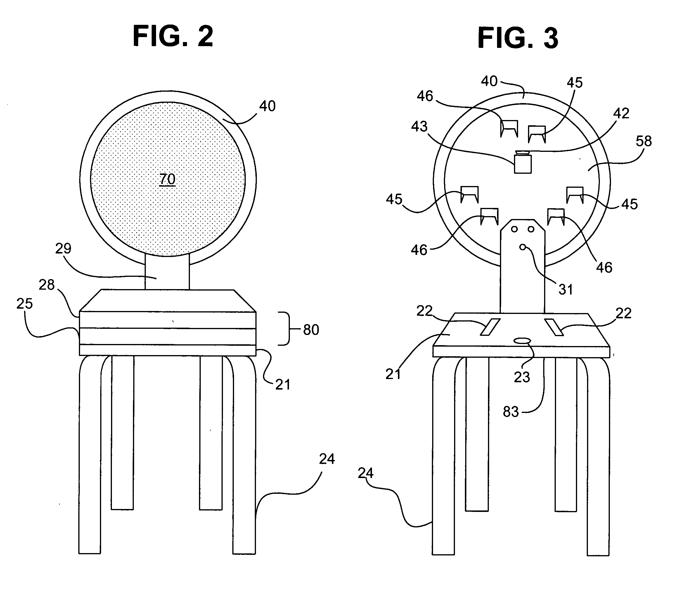 Chair with readily removable and replaceable components