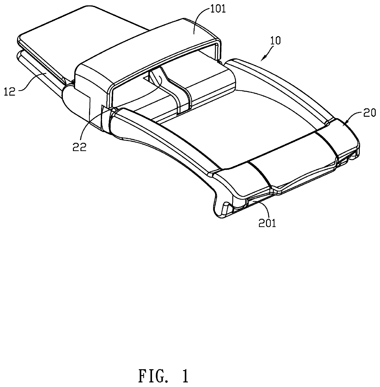 Belt buckle structure