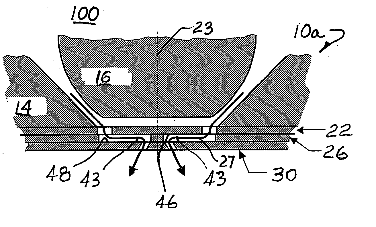 Fuel injector nozzle atomizer having individual passages for inward directed accelerated cross-flow