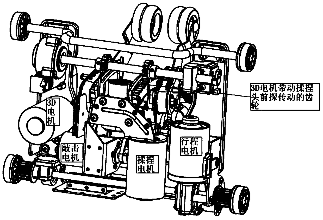 Massage technique of massage machine controlled by software and driven by hardware