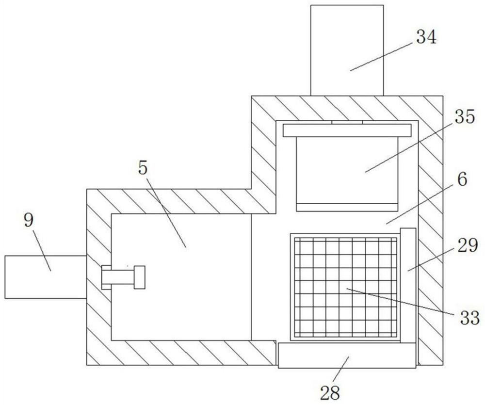 Low-waste sulfur-free processing device and method for poria cocos dices