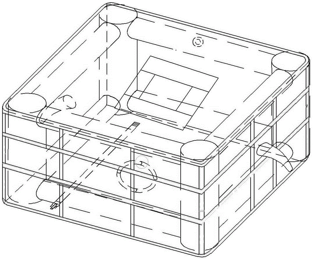 Landing buffering device for unmanned aerial vehicle