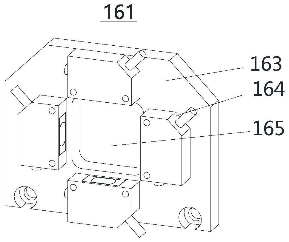 Glue nozzle cutting device and gluing robot