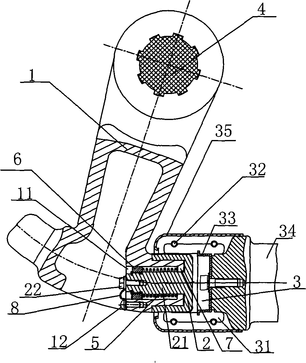 Isolating switch with quick break function