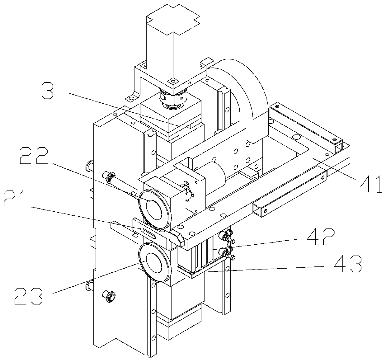 Sawing numerical-control equipment used for right-angled circular-arc chamfering in board