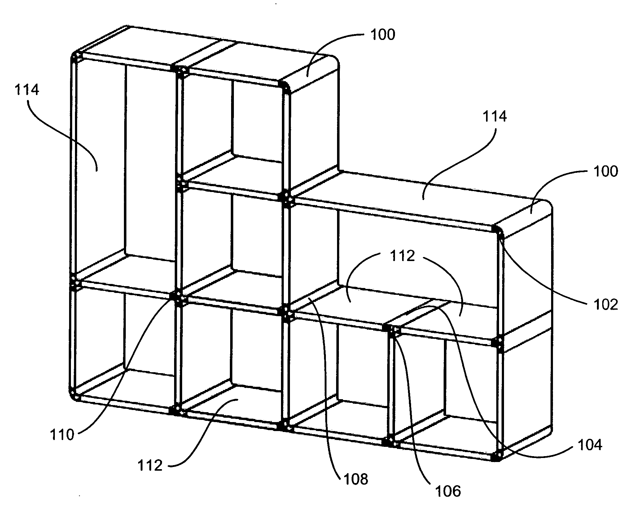 User configurable stackable display