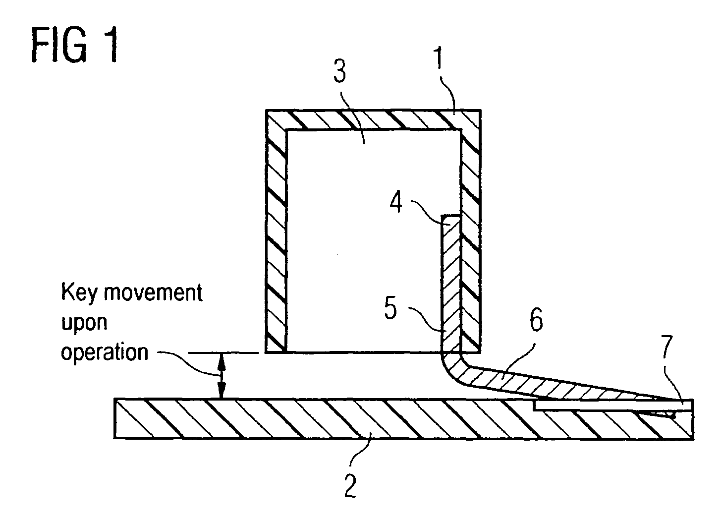 Control element with proximity sensor