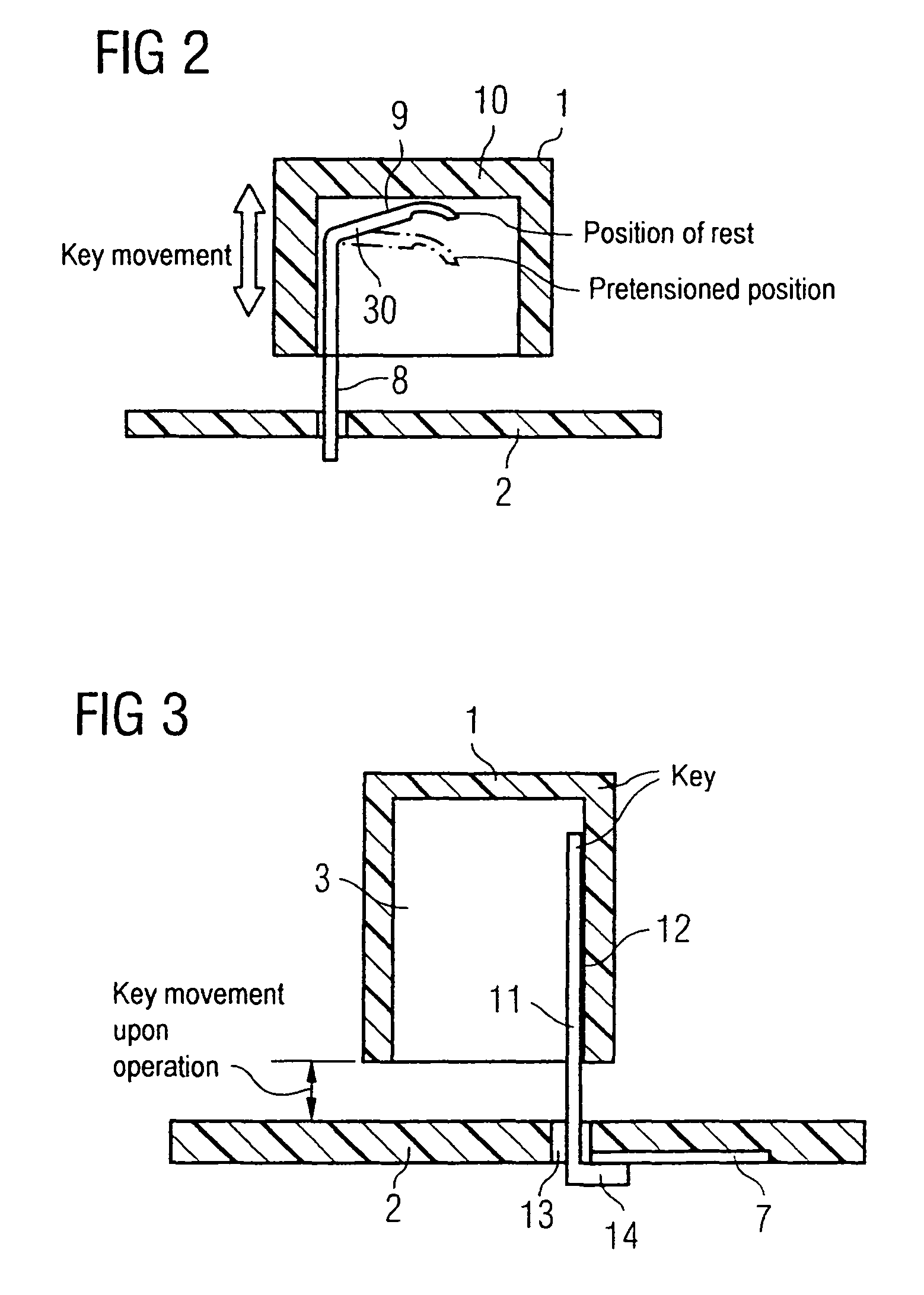 Control element with proximity sensor