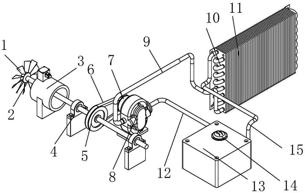 Utilization device of integral natural gas compressor energy-saving technique