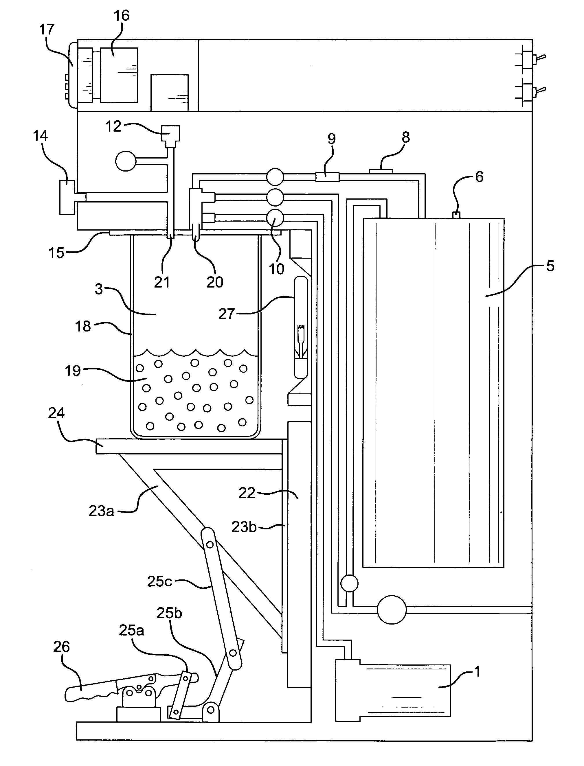 Vacuum brewed beverage machine and vacuum brewing method