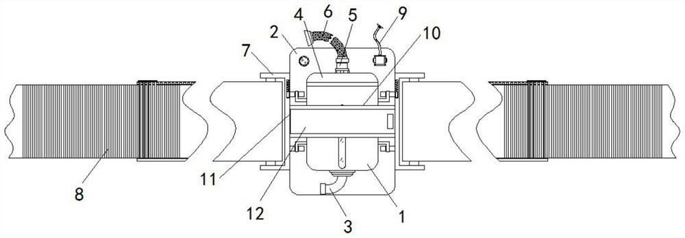 Wearable enterostomy nursing device and wearing method