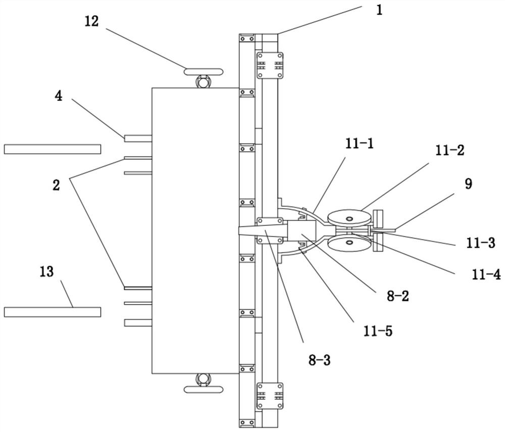 Matched intelligent water and fertilizer head underground deeply-buried ditching drip irrigation pipe laying machine