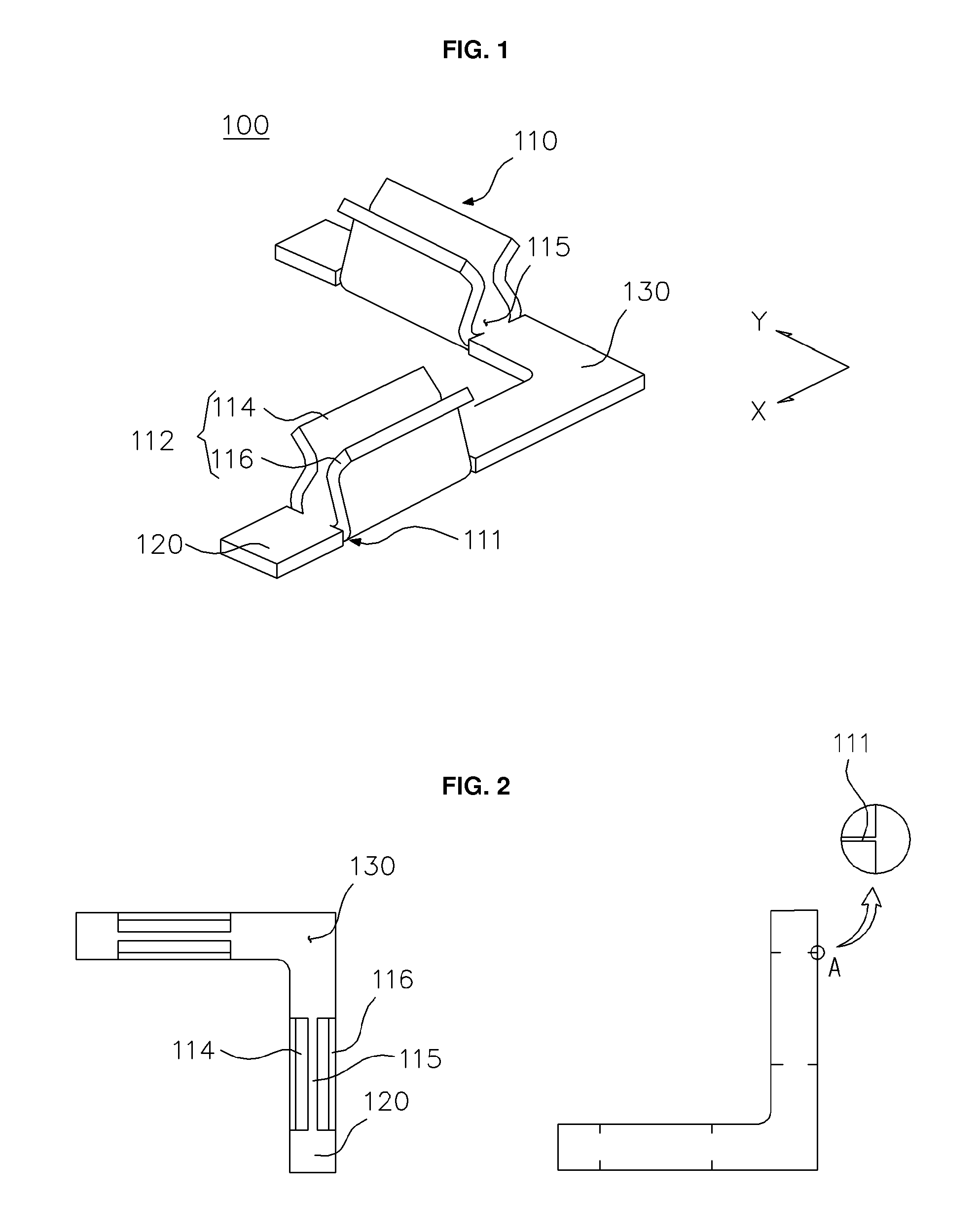 Clip terminal for fixing case and shield apparatus  using the same