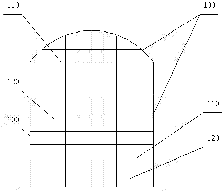 Excavation construction method for mine hard rock roadway