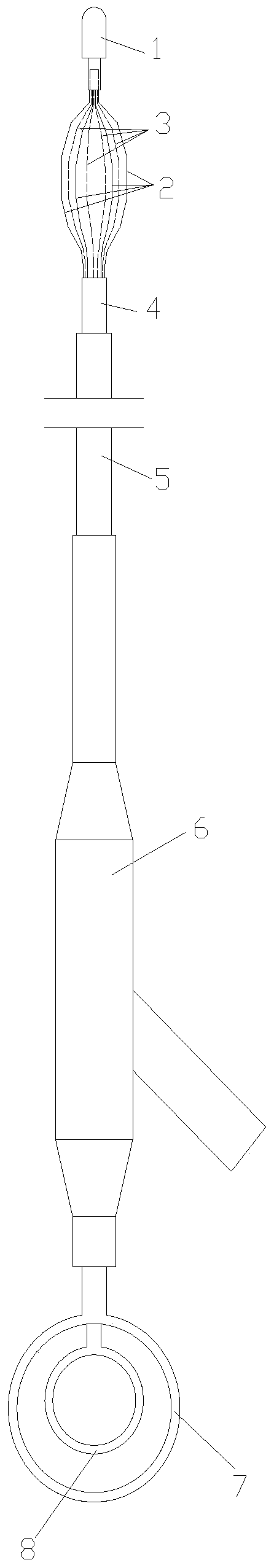 Calculus removing device for hepatobiliary surgery