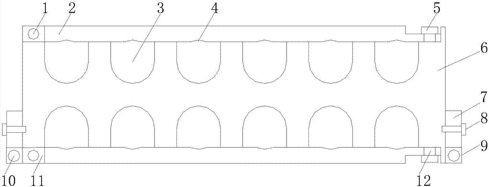 Line arrangement plate for computer hardware connection lines