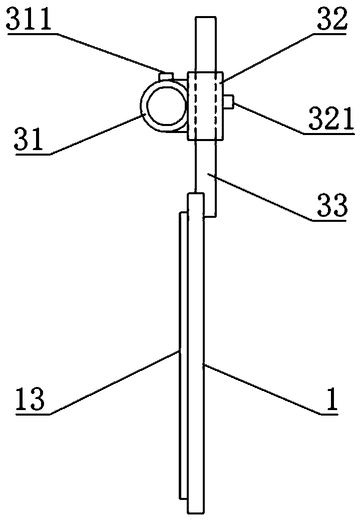 Intervertebral disc surgical incision positioning device