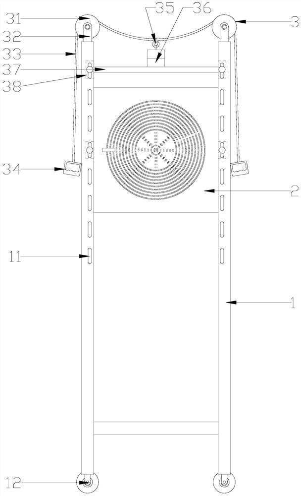 A shoulder joint exercise device