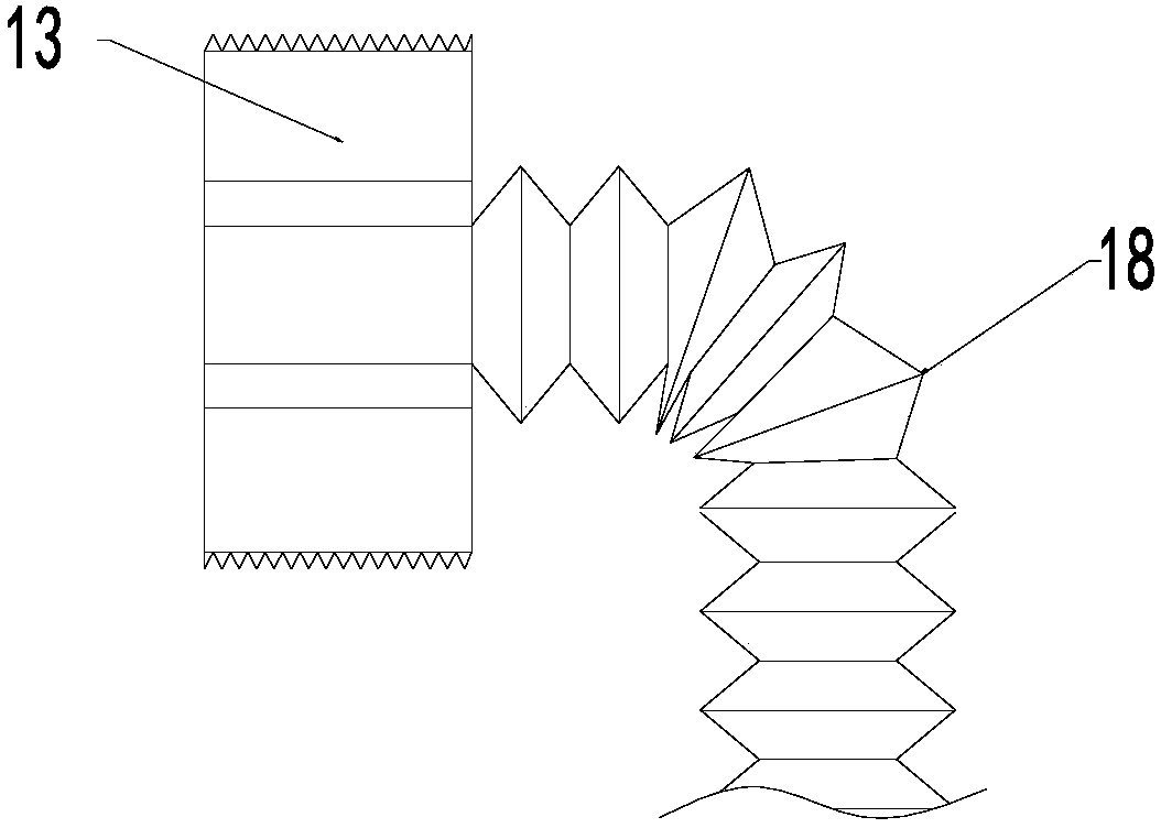 Airflow impact type yellow sand screening and drying device