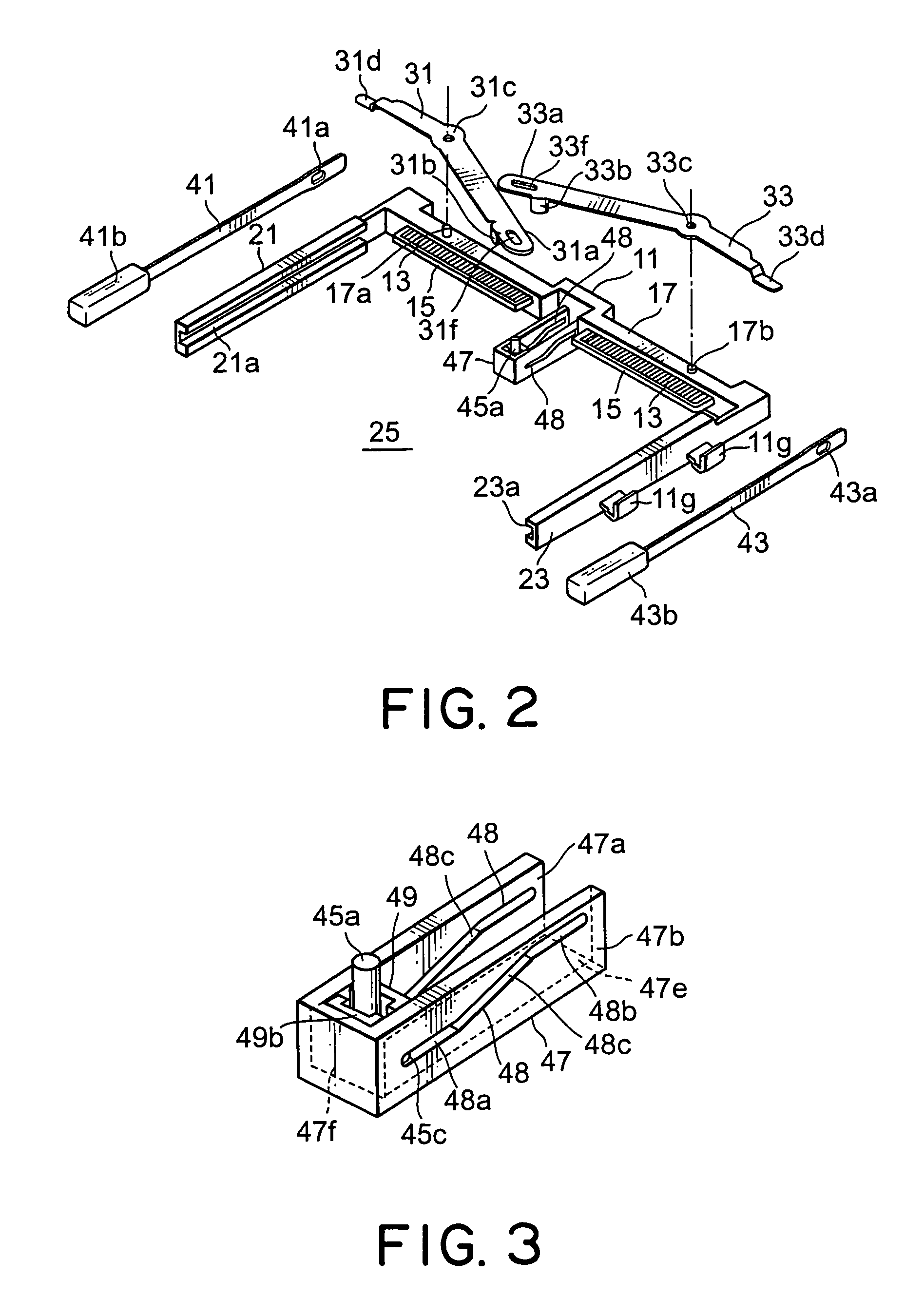 Card connector having an eject mechanism adaptable to a plurality of kinds of cards different in size