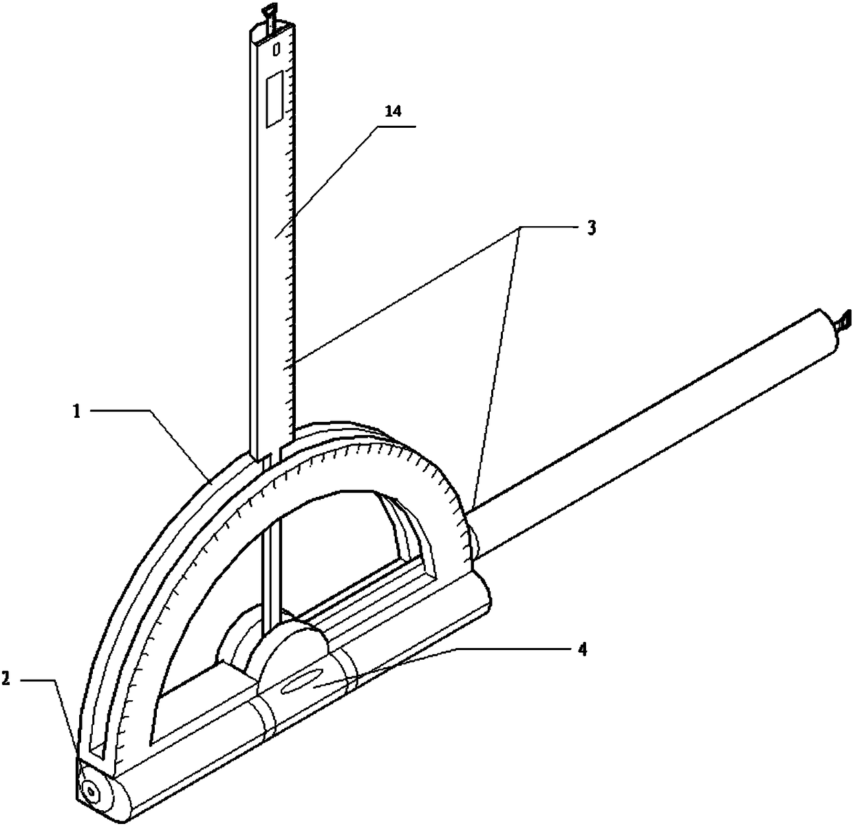 Measuring tool for landscaping