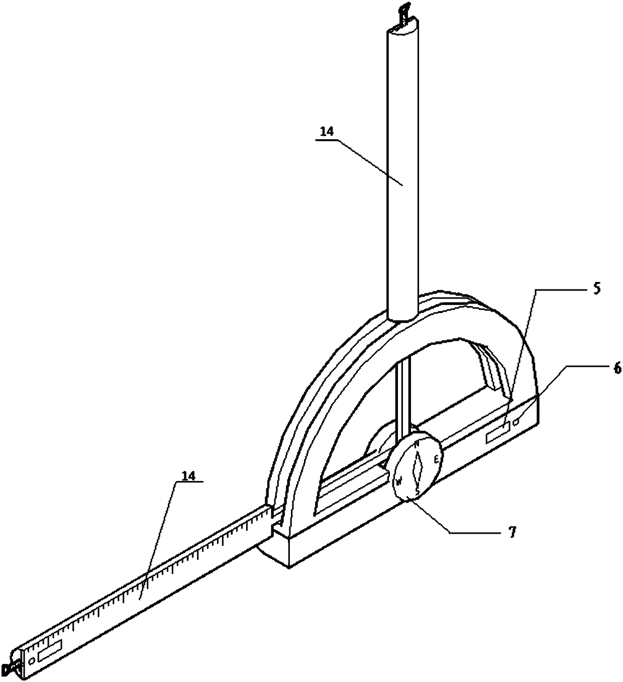 Measuring tool for landscaping