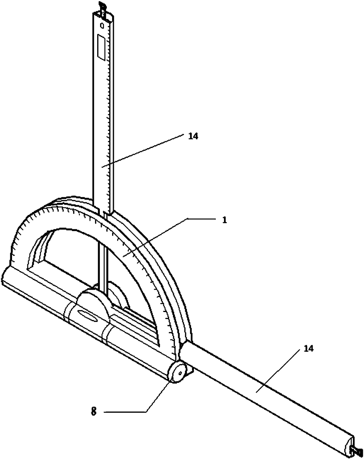 Measuring tool for landscaping