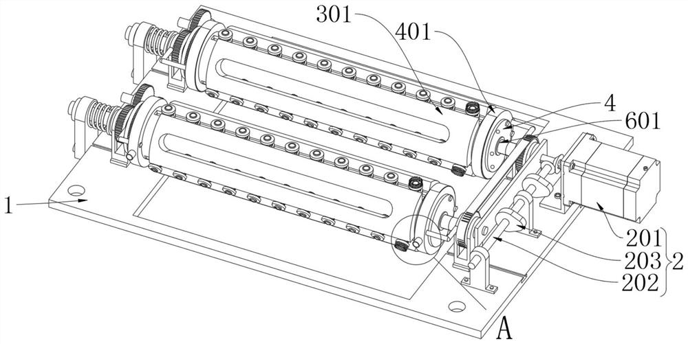 Surrounding type textile dust removing device for textile fabric processing