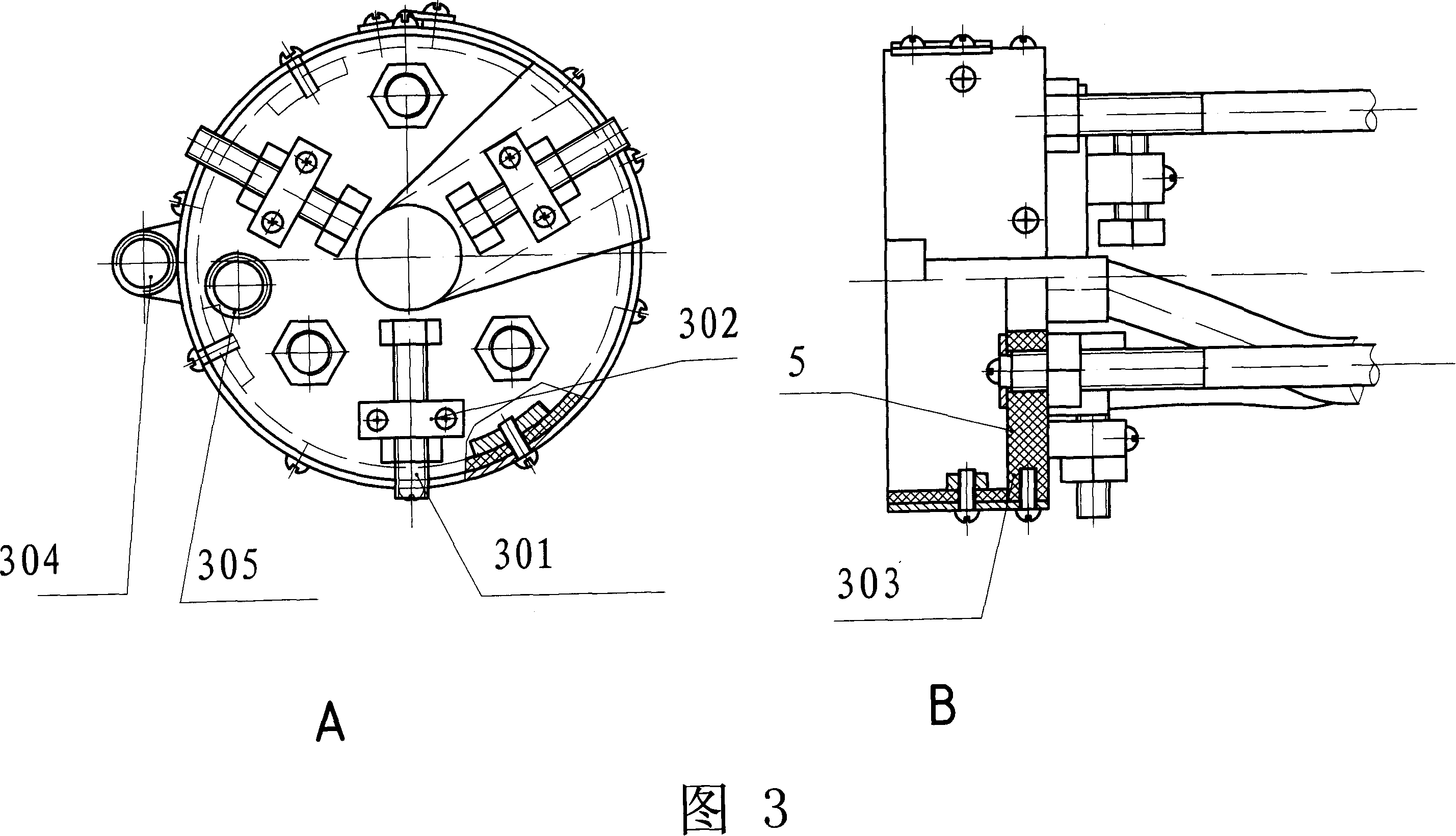 Buried arc stud welding machine and operation method thereof