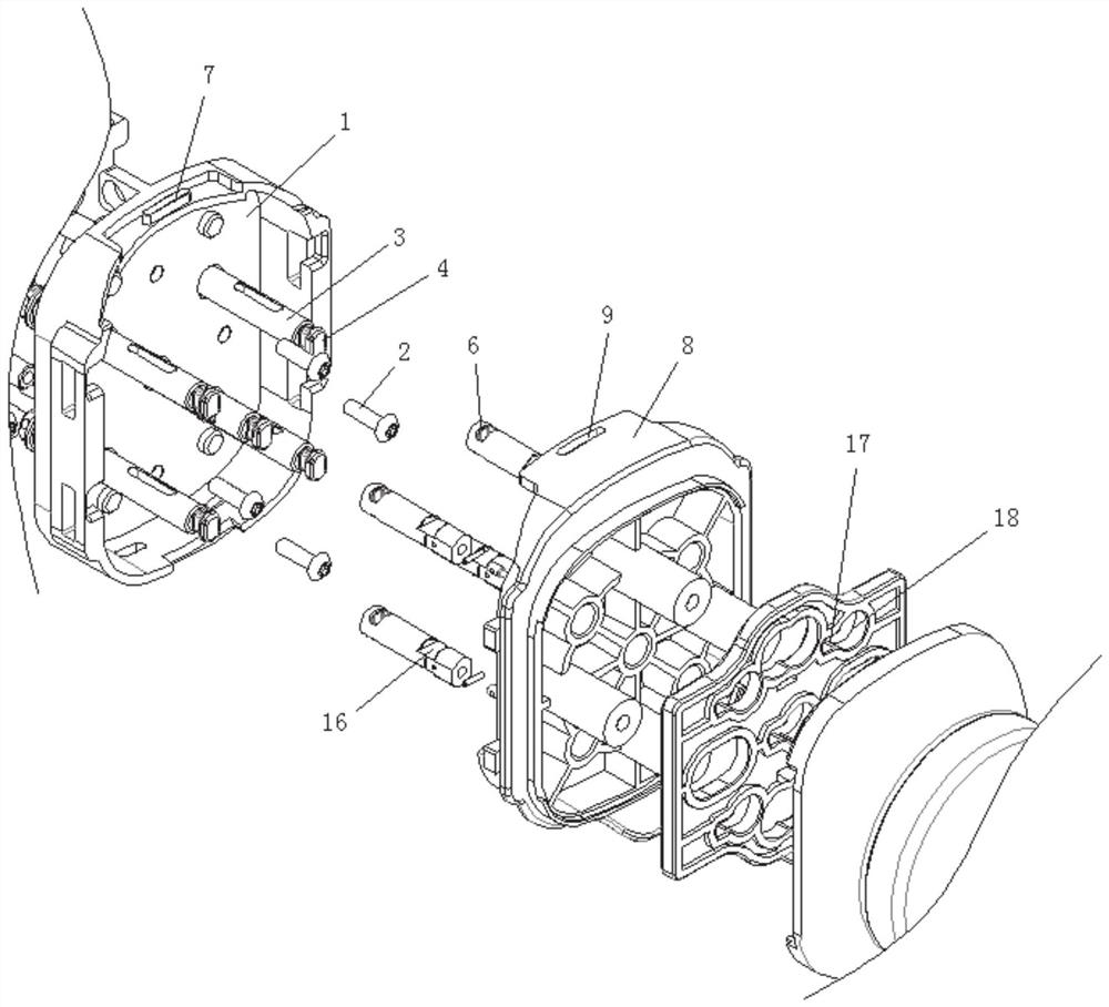 A connection structure between steel wire and transmission shaft, surgical robot and method