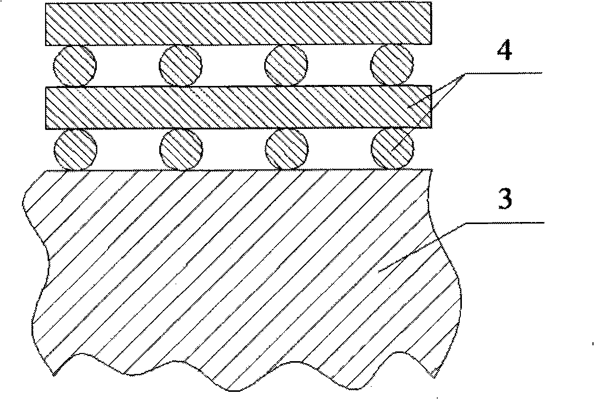 Local spatial grid structure artificial joint prosthesis and preparation method thereof