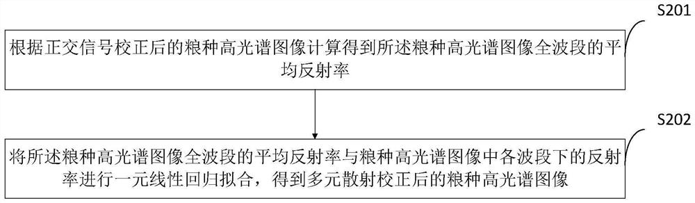 Seed variety quality detection method and system based on hyperspectrum