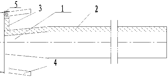 Treatment method and tool for rotary kiln flame high-temperature belt formed ring