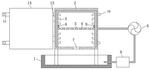 Probe cleaning device for oil exploitation