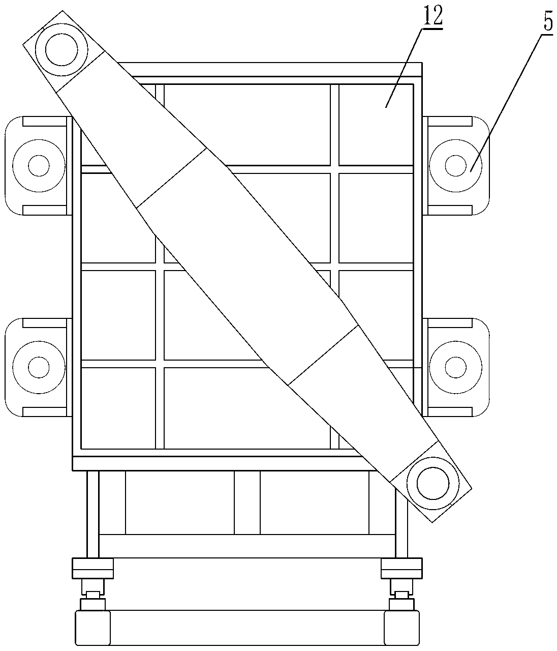 Mould closing device for plastic forming machine