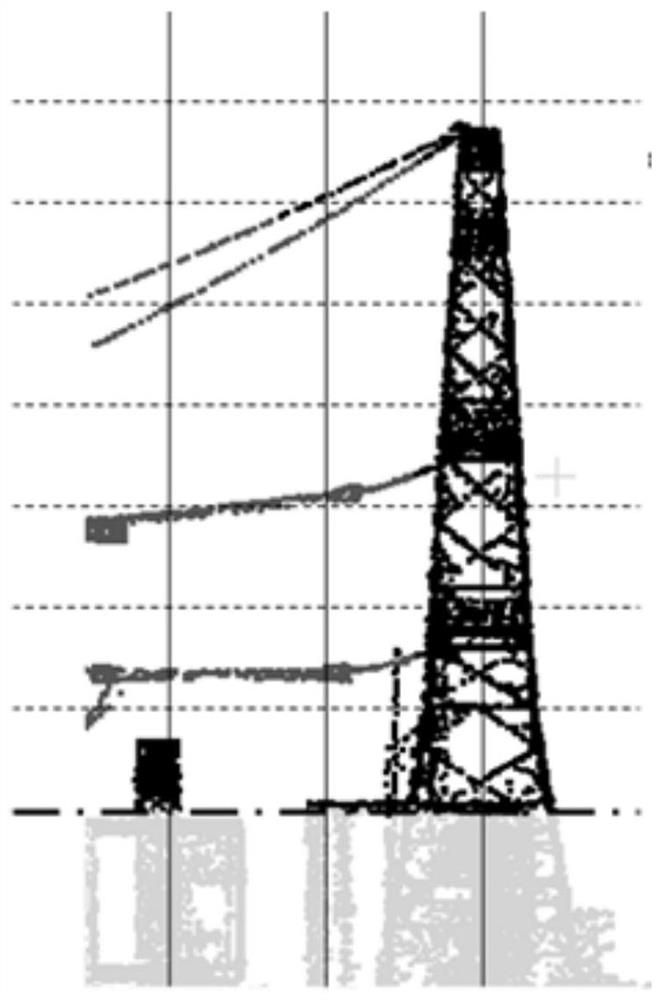 Automatic point cloud classification method in transformer substation scene based on three-dimensional grid