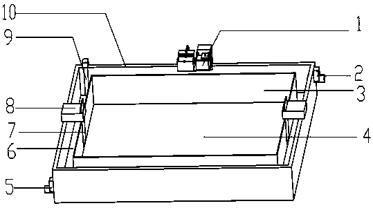 Ecological algae-removing chelydra serpentina aquaculture box capable of removing impurities automatically