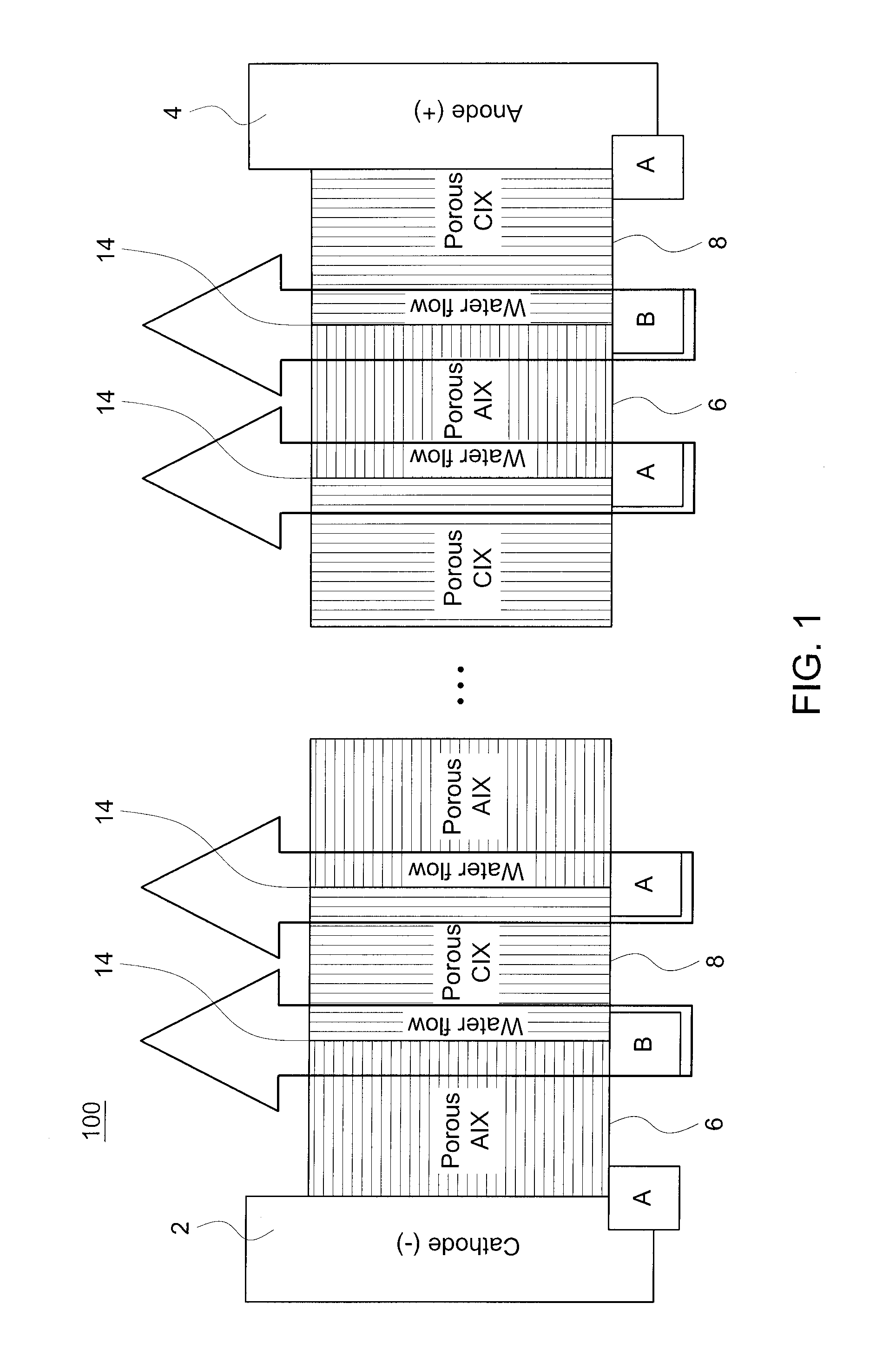 Electrical deionization apparatus