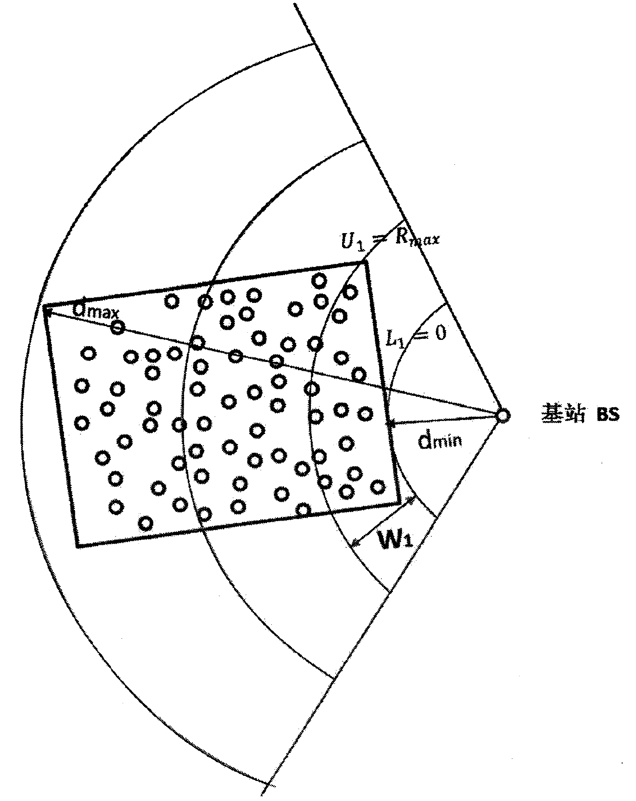 Multi-sense unequal-radius wireless sensor network route implementing method