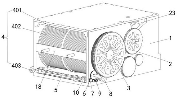 Freight winch structure with good use function