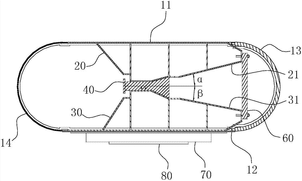 Carbon-fibre composite as well as preparation method thereof and radar antenna using carbon-fibre composite