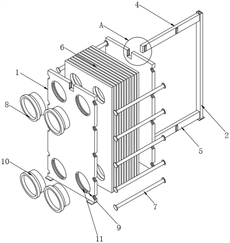 Mounting technology of energy-saving heat exchange assembly