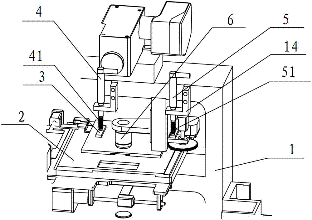 System capable of automatically compensating and focusing in process of automatic scanning and method and application thereof