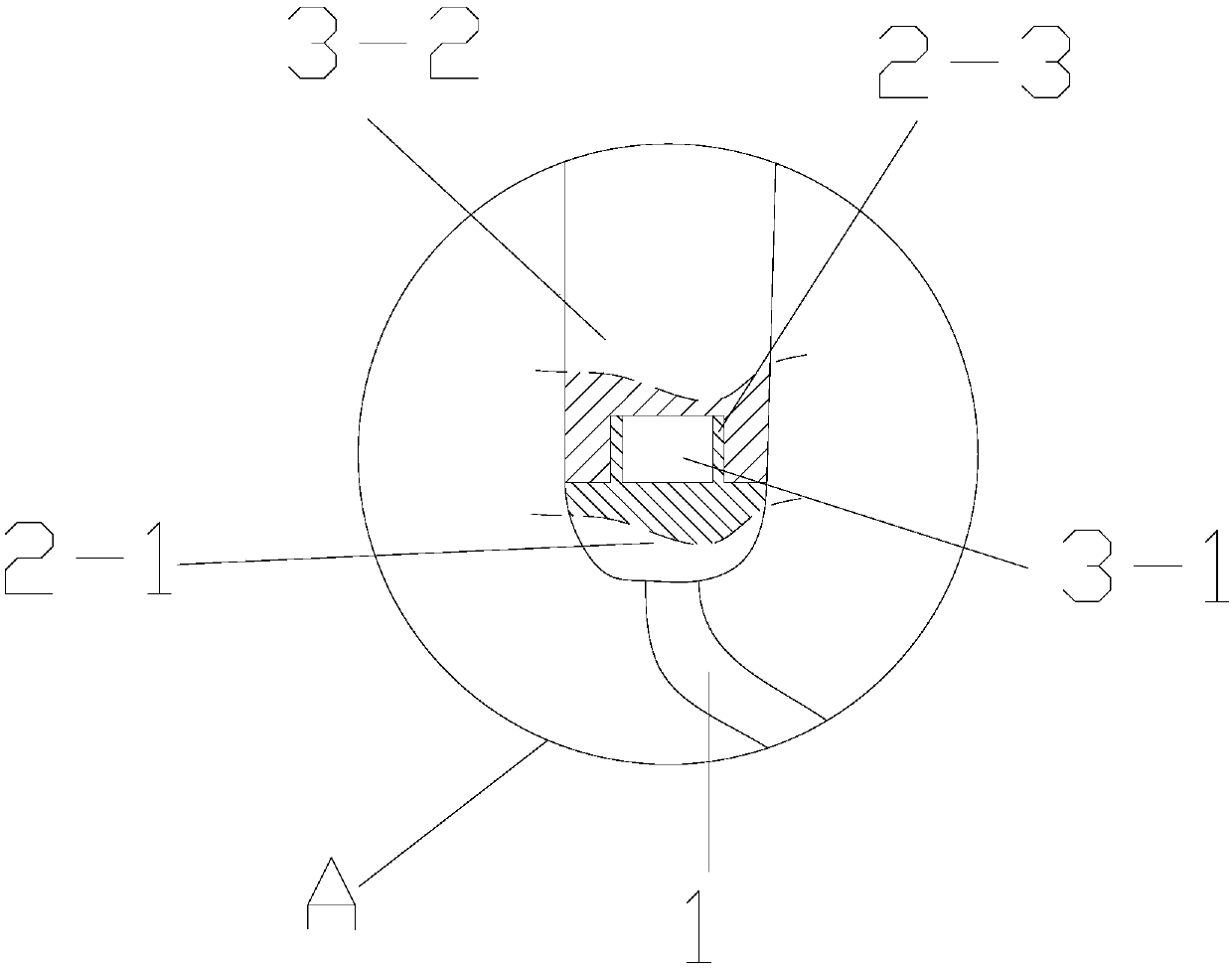 Anti-loss protection structure for paired Bluetooth earphones