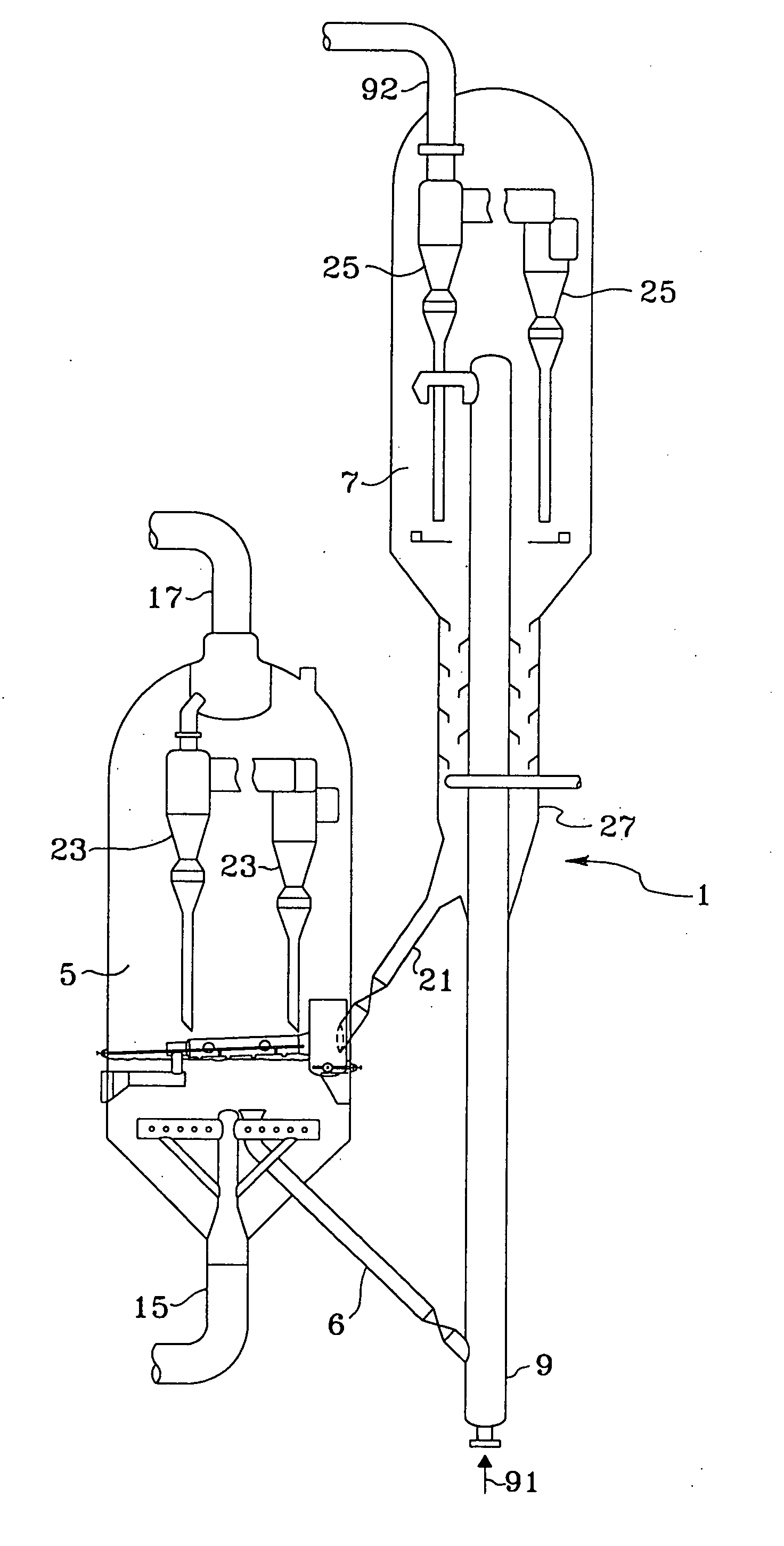 FCC spent catalyst distributor