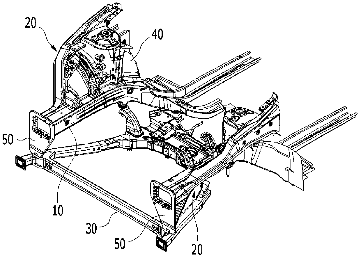 Front body reinforcement structure