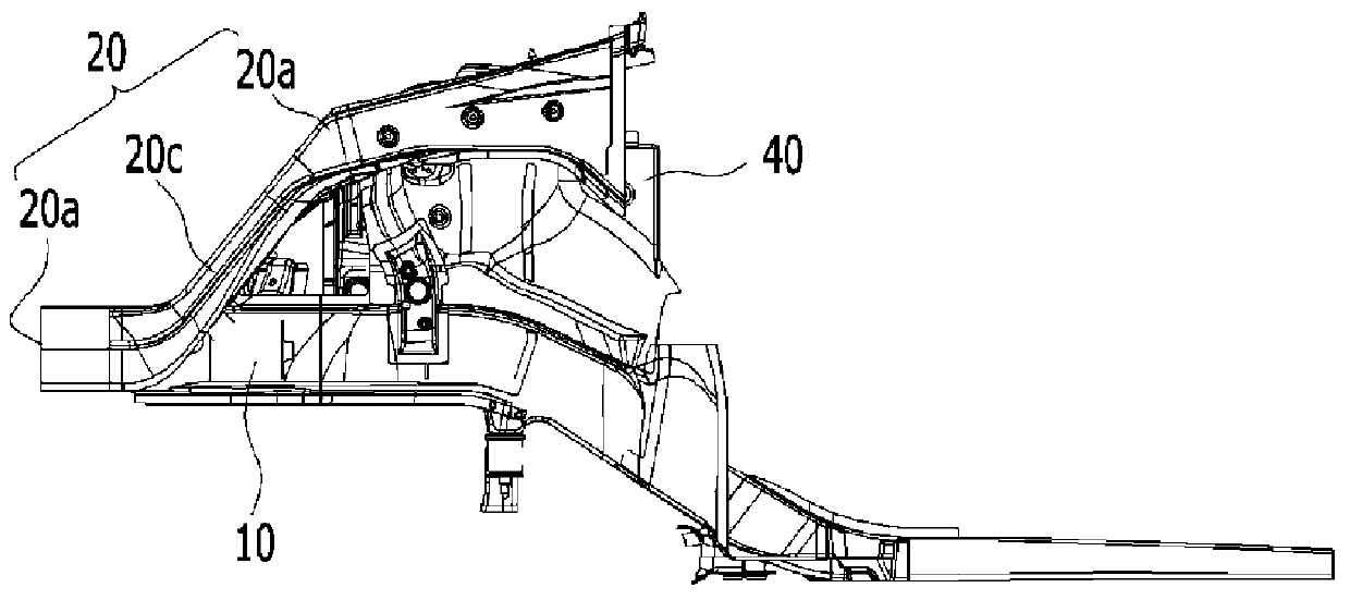 Front body reinforcement structure