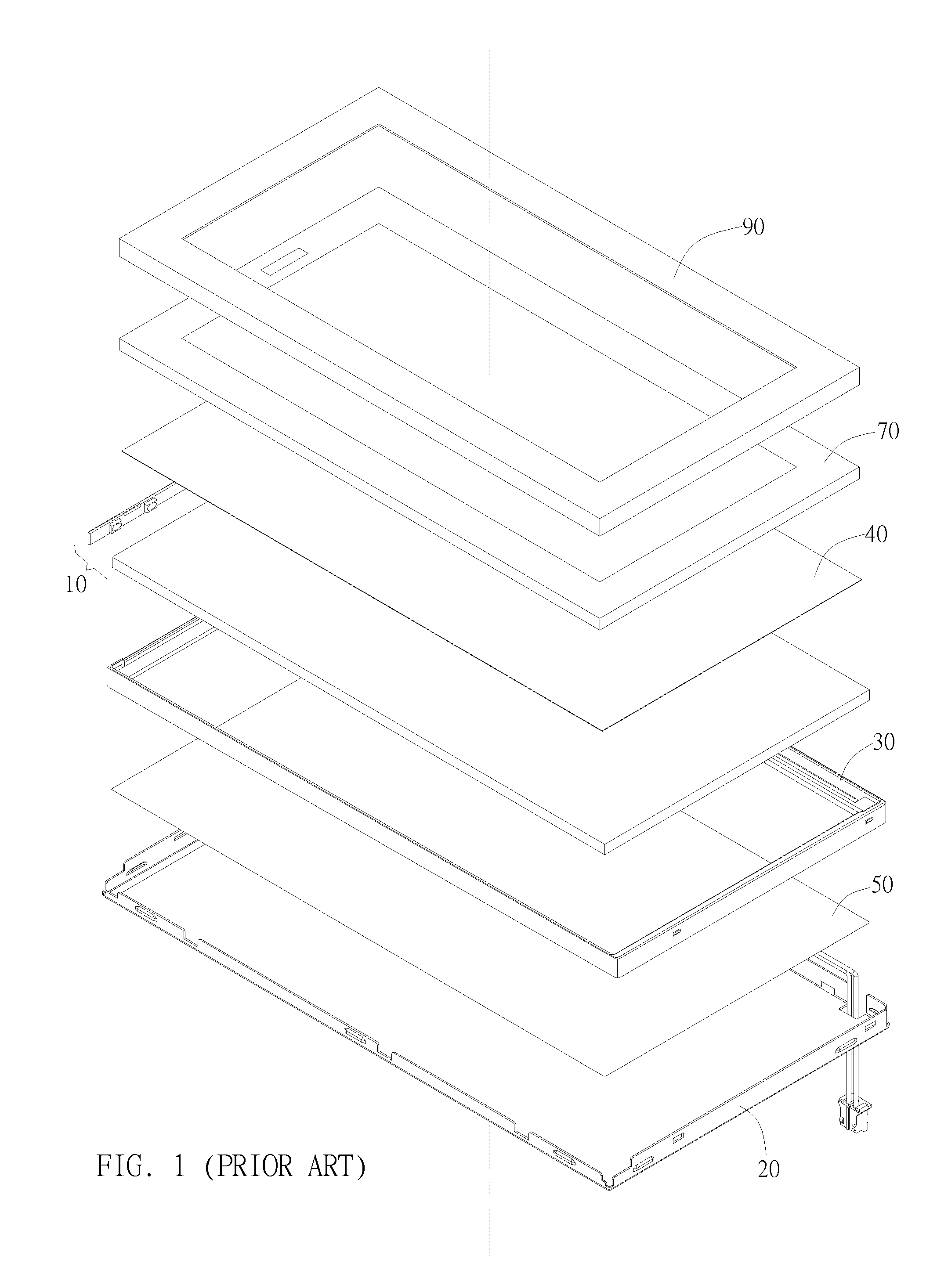 Backlight Module with Bended Reflector Sheet and Display Panel Device Using the Same