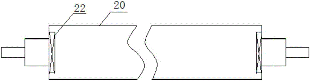 Splitter provided with pneumatic clamping device