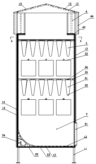 Equilateral wedge-shaped composite muffler